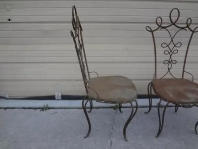 Raymond Subes Pair of French Art Deco Chairs Attributed to Raymond Subes