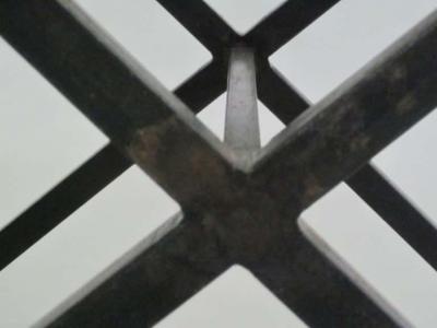 Raymond Subes Pair of French Modern Neoclassical X Frame Iron and Leather Stools Raymond Subes