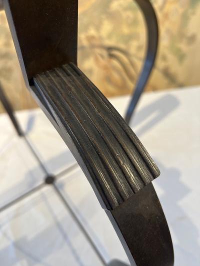 Raymond Subes Raymond Subes attributed wrought iron coffee table