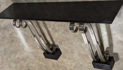 Raymond Subes Raymond Subes chrome plated console