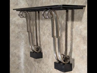 Raymond Subes Raymond Subes chrome plated console