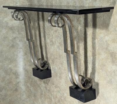 Raymond Subes Raymond Subes chrome plated console