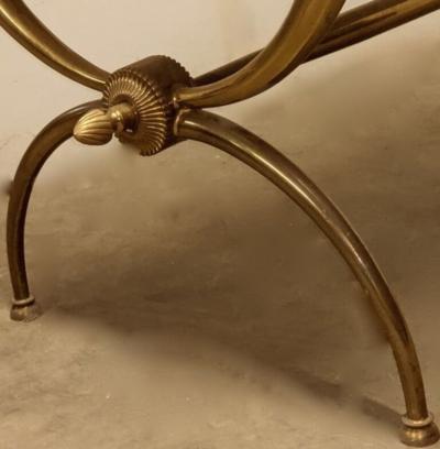 Raymond Subes Raymond Subes coffee table in bronze with marble top