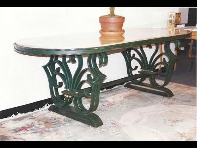 Raymond Subes Raymond Subes forged iron dining table