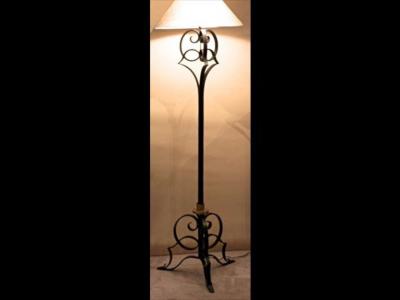 Raymond Subes Raymond Subes iron floor lamp