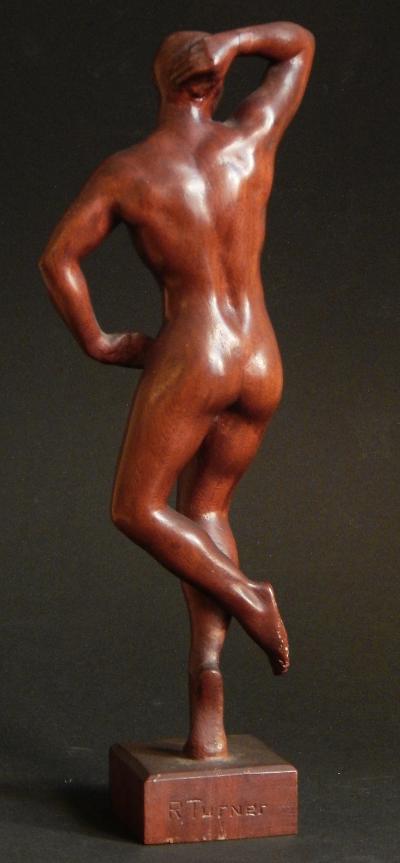 Raymond Turner Artists Model by Raymond Turner 1903 1996 American carved mahogany