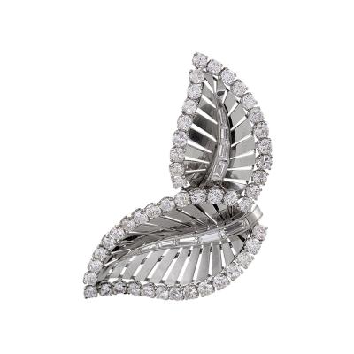 Raymond Yard Mid 20th Century Diamond and Platinum Brooch