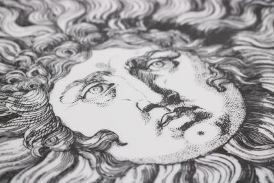 Re Sole Fornasetti Modernist Charger