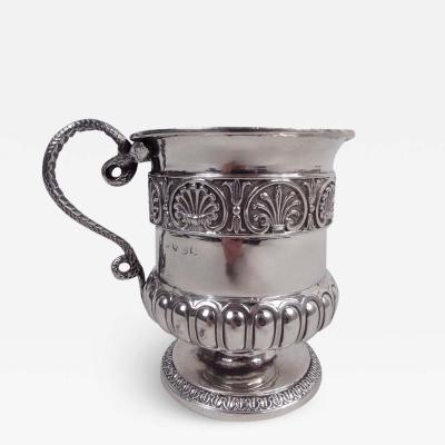 Rebecca Emes Emes Barnard English Georgian Regency Sterling Silver Mug 1816