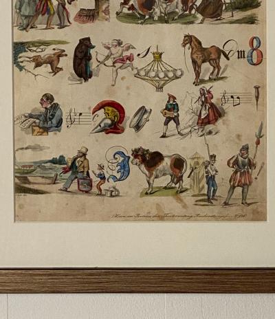 Rebus Picture Puzzel Germany 19th Century 10