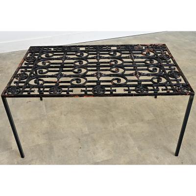 Reclaimed Early 20th Century French Ironwork Coffee Table
