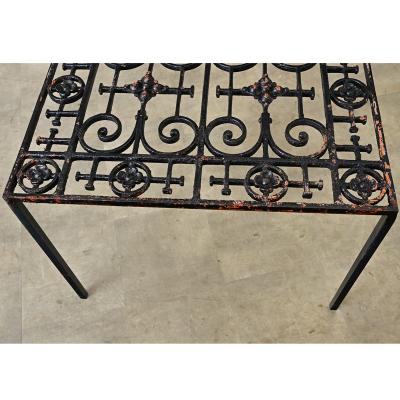Reclaimed Early 20th Century French Ironwork Coffee Table