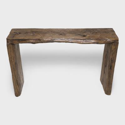 Reclaimed Elm Waterfall Table