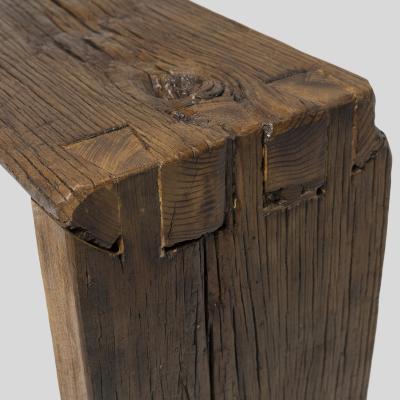 Reclaimed Elm Waterfall Table