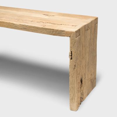 Reclaimed Elm Waterfall Table