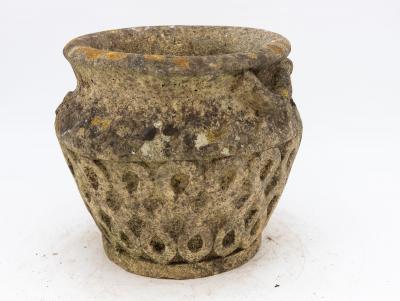 Reconstituted Stone Celtic Style Planter England Mid 20th C 