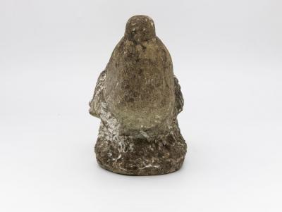 Reconstituted Stone Dove Garden Ornament English Mid 20th C 