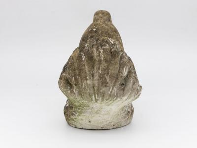 Reconstituted Stone Dove Garden Ornament English Mid 20th C 