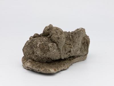 Reconstituted Stone Family of Mice Garden Ornament England 20th C 