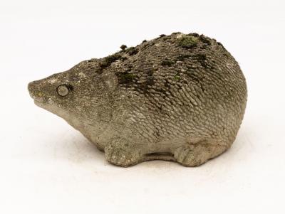 Reconstituted Stone Hedgehog Garden Ornament 20th Century