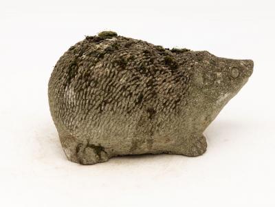 Reconstituted Stone Hedgehog Garden Ornament 20th Century