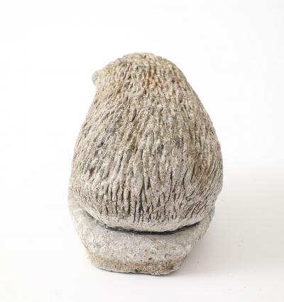 Reconstituted Stone Hedgehog Garden Ornament 20th Century