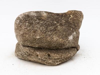 Reconstituted Stone Otter Garden Ornament French Mid 20th C 