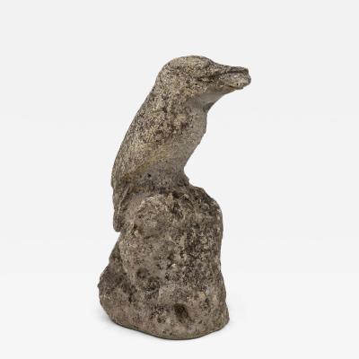 Reconstituted Stone Raven English Mid 20th C 