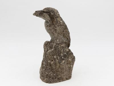 Reconstituted Stone Raven English Mid 20th C 