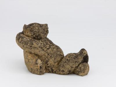 Reconstituted Stone Teddy Bear Garden Ornament England 20th Century