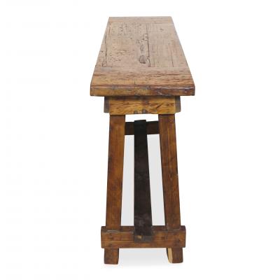 Recovered Argentine Wood Console Table by Costantini Alberto