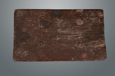 Rectangular 19th Century Painted Rustic Stool