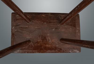 Rectangular 19th Century Painted Rustic Stool