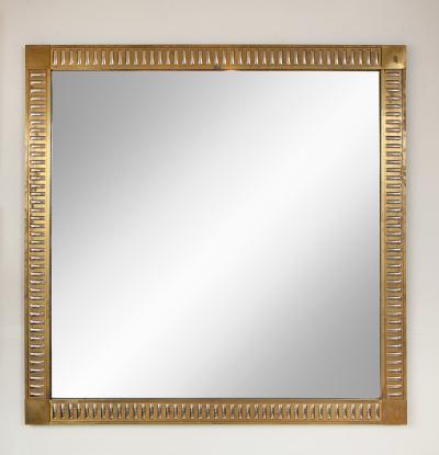 Rectangular Bronze Mirror with Mirrored Inserts in the Neoclassic Manner