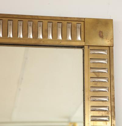 Rectangular Bronze Mirror with Mirrored Inserts in the Neoclassic Manner