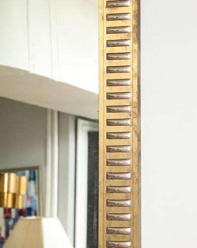Rectangular Bronze Mirror with Mirrored Inserts in the Neoclassic Manner