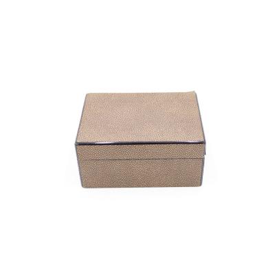 Rectangular Brown Shagreen Box