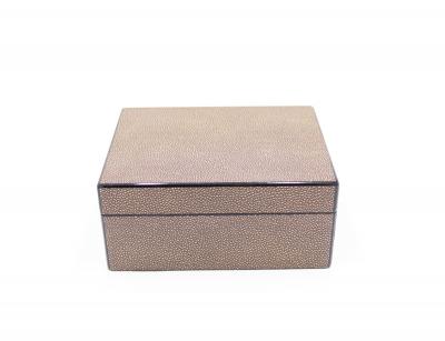 Rectangular Brown Shagreen Box