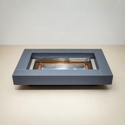 Rectangular Coffee Table attributed to Alain Delon for Maison Jansen France