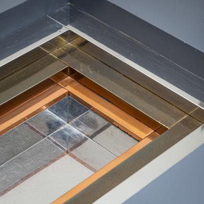 Rectangular Coffee Table attributed to Alain Delon for Maison Jansen France