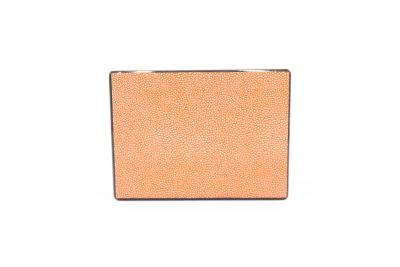 Rectangular Orange Shagreen Box
