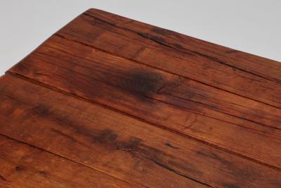 Rectangular Rustic Wood Coffee Table 1940s