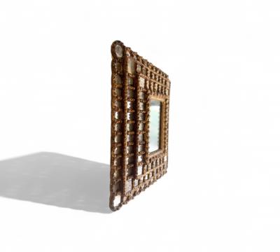 Rectangular Sunburst Mirror Unknown 1920s Lot PE5