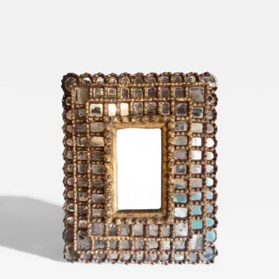 Rectangular Sunburst Mirror Unknown 1920s Lot PE5