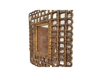 Rectangular Sunburst Mirror Unknown 1920s Lot PE5