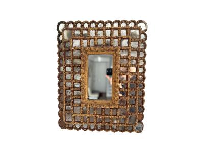 Rectangular Sunburst Mirror Unknown 1920s Lot PE5