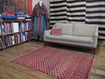 Red Brown Checkered Tulu DK 87 42