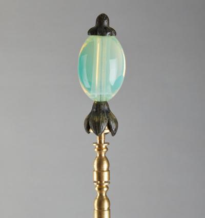 Red Ceramic Vase Lamp