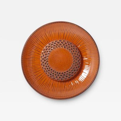 Red Flower Wall Lamp in Ceramics 1960s