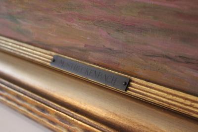 Red Flowers Oil on Canvas